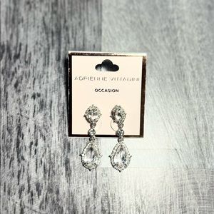 Adrienne Vittadini Crystal Drop Earrings